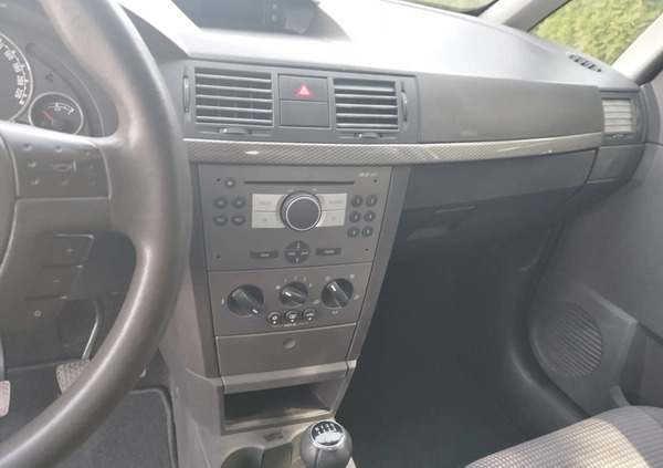 Opel Meriva cena 8700 przebieg: 133800, rok produkcji 2009 z Zduny małe 596